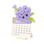 DIY Floral Desk Calendar - Image 3